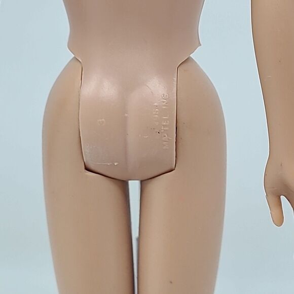 Vtg Skipper Doll 1960s SL #950 Two Tone Brunette Japan Straight Leg - Picture 8 of 10